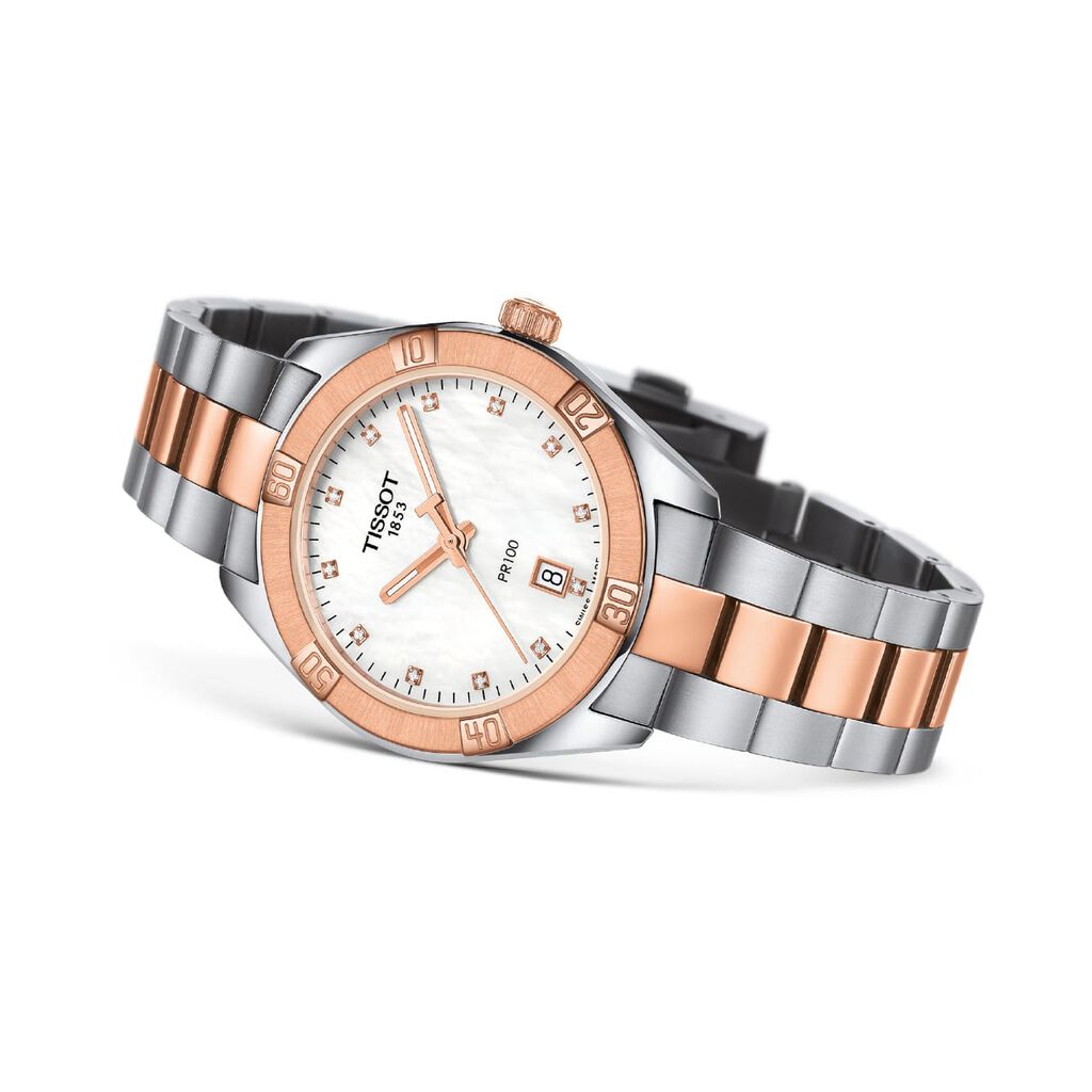 Tissot Damenuhr PR 100 Sport Chic T1019102211600 - Armbanduhren Damen | OROVIVO