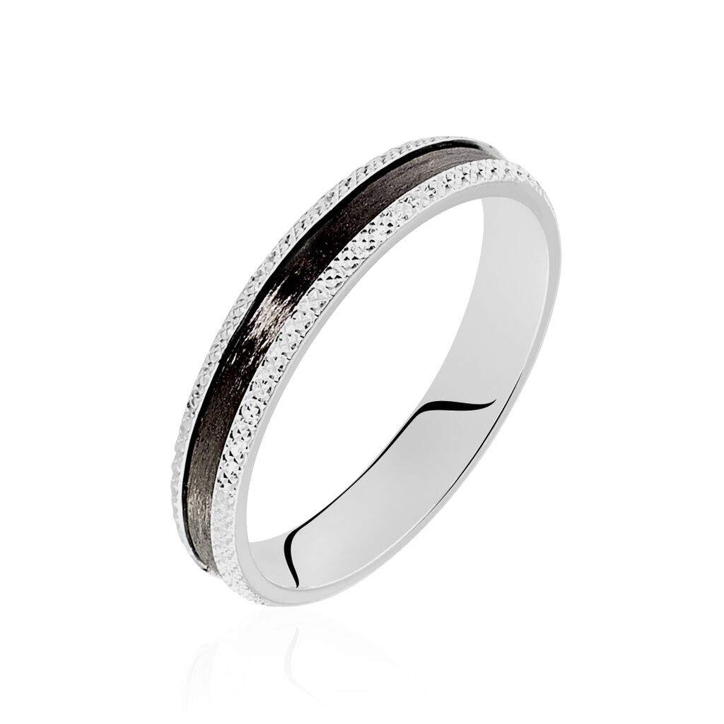 Alliance Or Weiss Noor Carbone 2 Rangs - Spannringe Unisex | OROVIVO