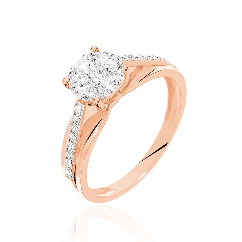 Bague Kate Or Rose Diamant - Spannringe Damen | OROVIVO