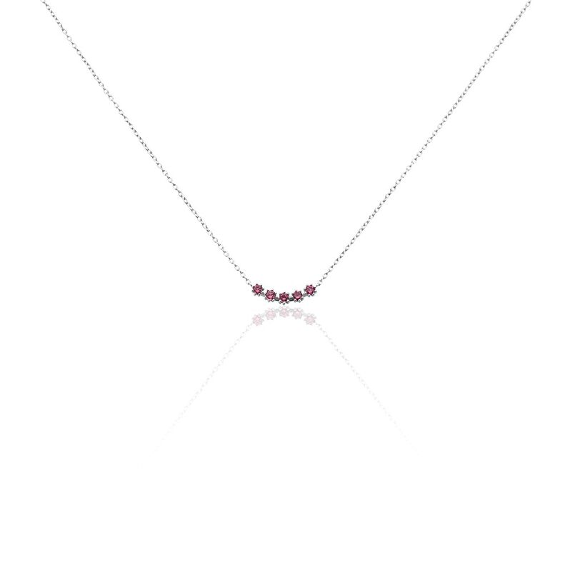 Collier Karrie Argent Weiss Oxyde De Zirconium - Spannringe Damen | OROVIVO