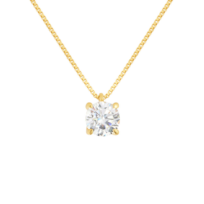 Collana Punto Luce Claire Oro Giallo Cubic Zirconia - Spannringe Damen | OROVIVO