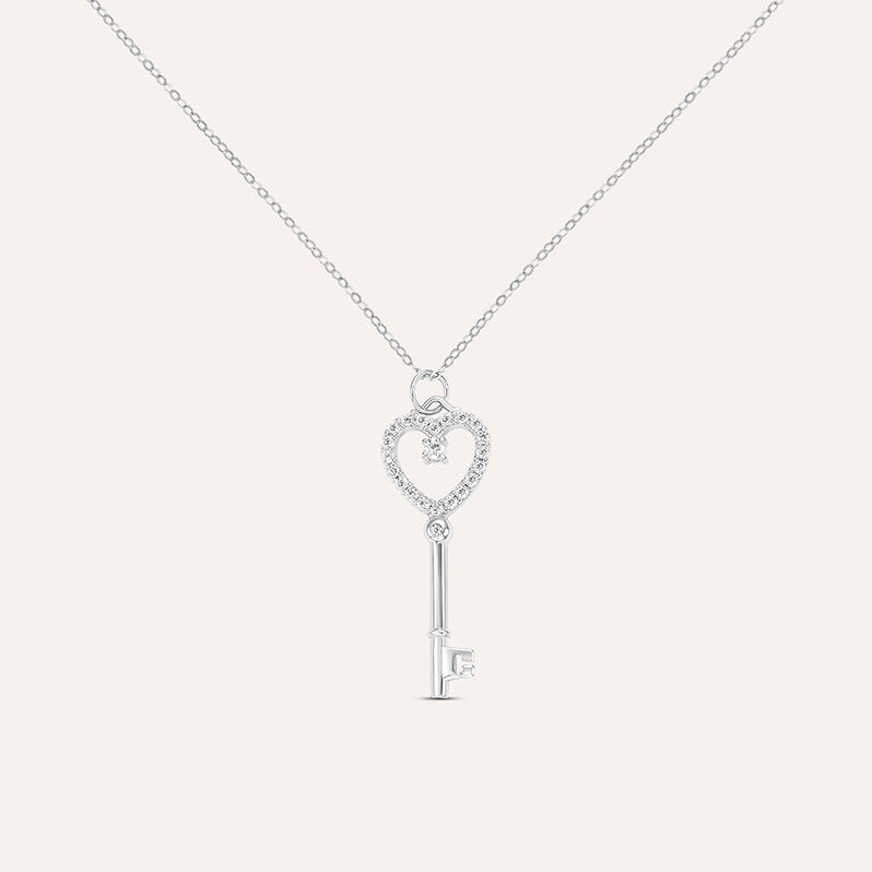 Collana Silver Elegance Argento Rodiato Cubic Zirconia - Spannringe Damen | OROVIVO