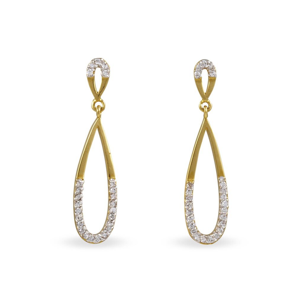 Boucles D'oreilles Plaqué Or - Spannringe Damen | OROVIVO