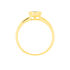 ZARGE Damen Ring Gold 375 (9 Karat) Zirkonia Wei&szlig; 0,940 ct B 19 mm