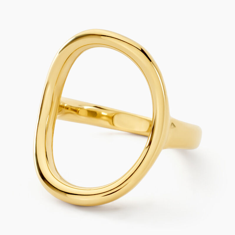 Bague Aura Acier Jaune - Spannringe Damen | OROVIVO