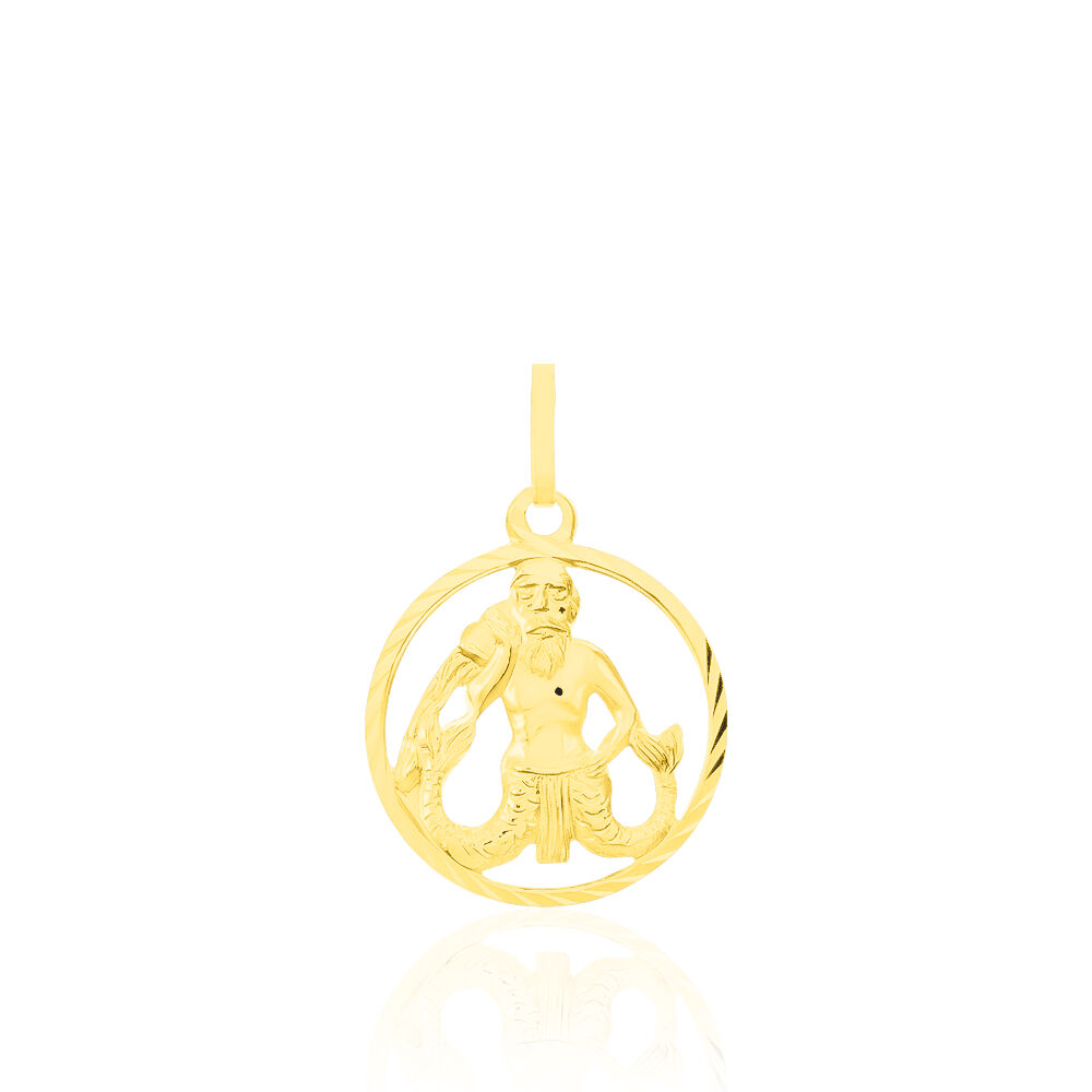 Kettenanhänger Gold 333 Figur Wassermann Wassermann Sternzeichen Figur Gold 333