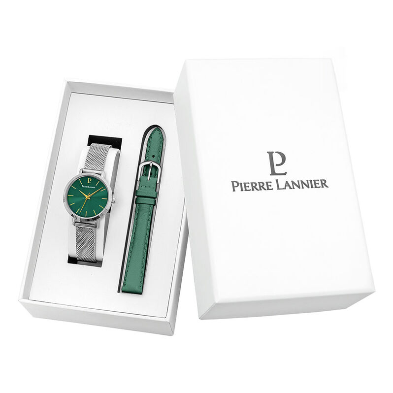 Coffret De Montre Pierre Lannier Chouquette Vert - Spannringe Damen | OROVIVO