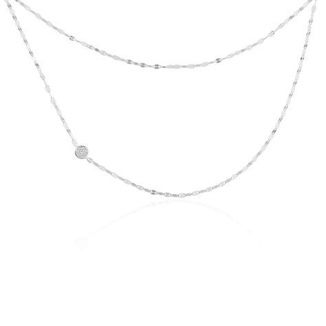 Damen Halskette Silber 925 Zirkonia Kumba - Halsketten Damen | OROVIVO