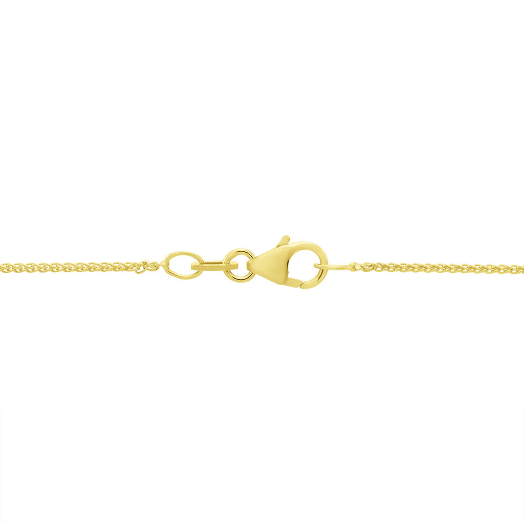 Unisex Zopfkette Gold 375  - Halsketten Unisex | OROVIVO