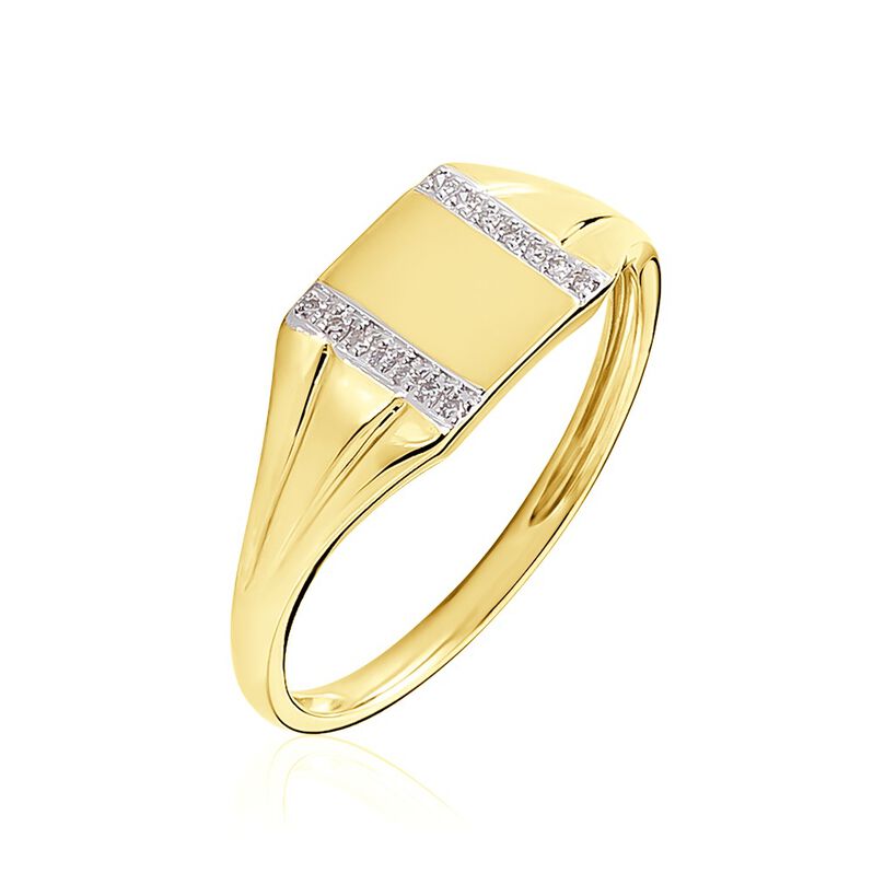 Chevalière Earl Or Jaune Diamant - Spannringe Damen | OROVIVO