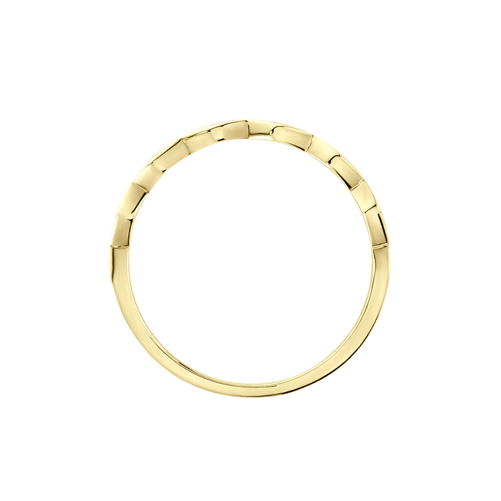 Damenring Gold 375 gewellt zickzack Elorine - Ringe Damen | OROVIVO
