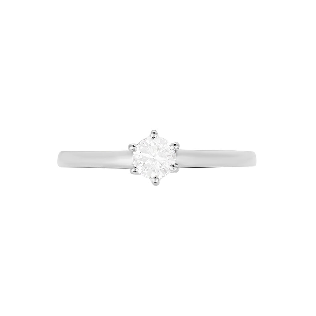 Solitaire Or Weiss Natalia Diamant - Spannringe Damen | OROVIVO