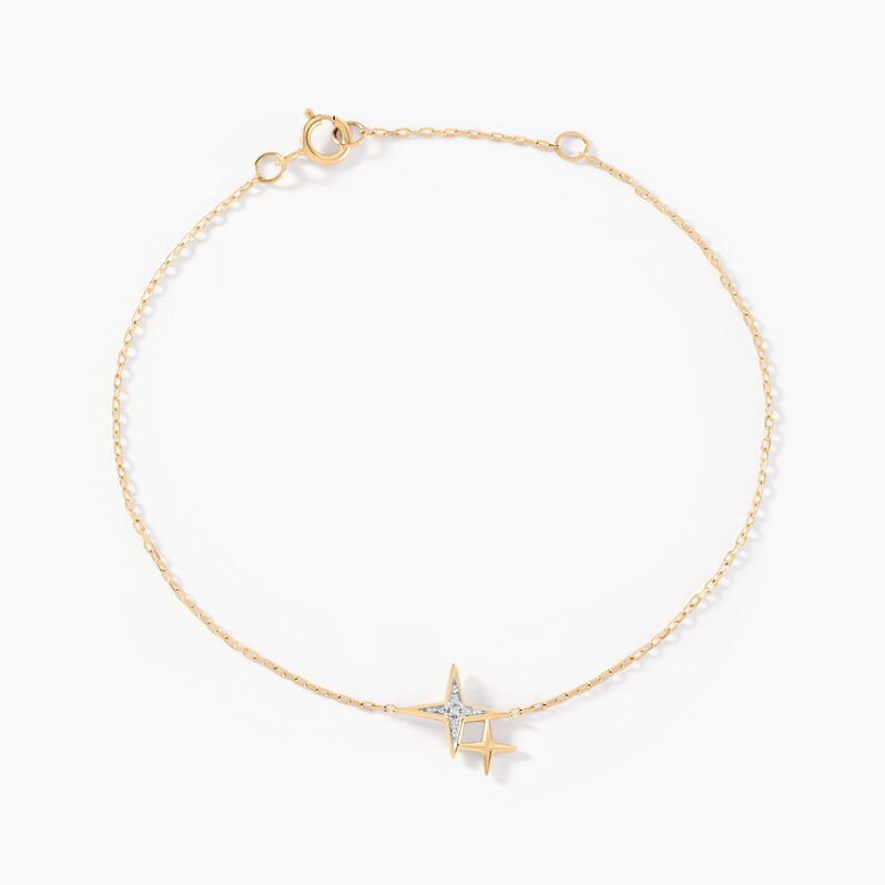Bracelet Consolata Or Jaune Oxyde De Zirconium - Spannringe Damen | OROVIVO