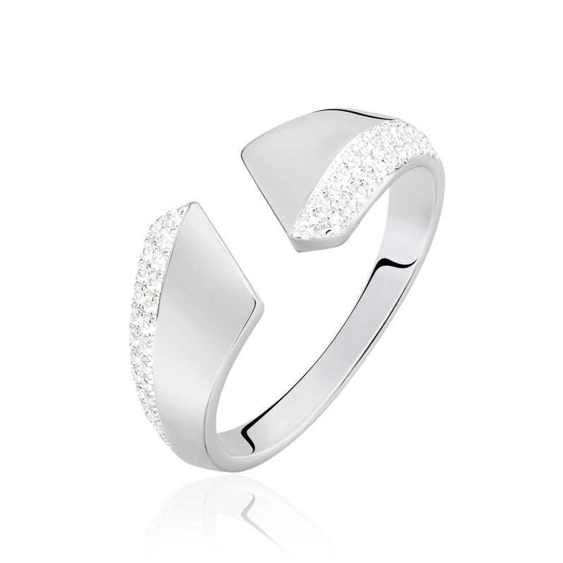 Damen Ring Weißgold 375 Zirkonia Aurelie  - Ringe mit Stein Damen | OROVIVO