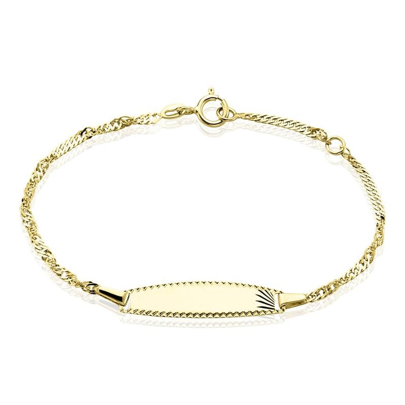 Bracelet Identite Bebe Or Jaune Ericka - Spannringe Kinder | OROVIVO