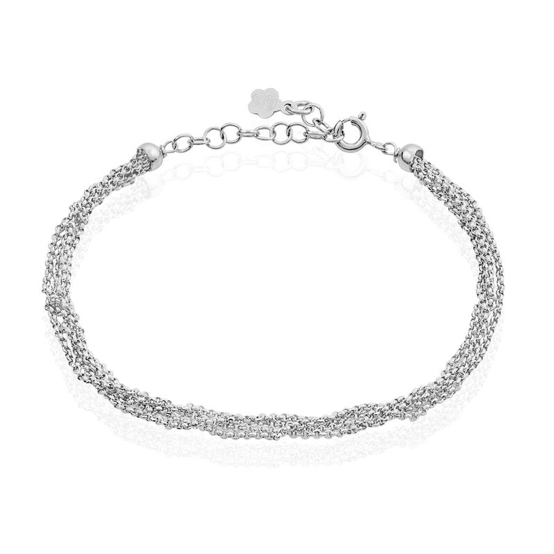 Bracelet Judicael Argent Blanc - Spannringe Damen | OROVIVO