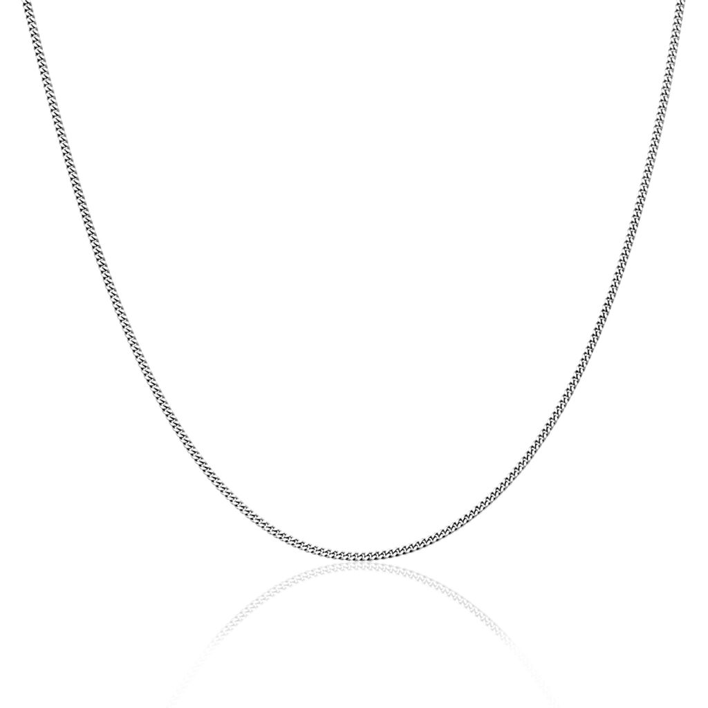 PANZER S Unisex Kette Silber Silber 925 B 2,1 mm