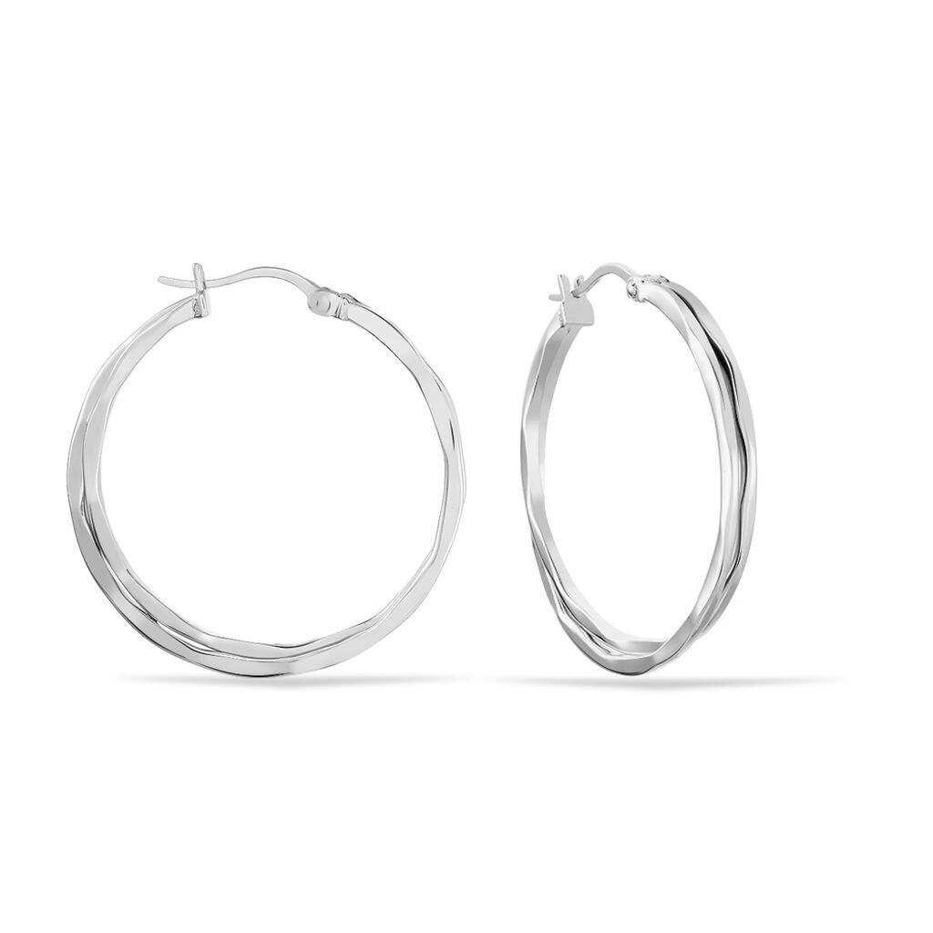 Damen Creolen Edelstahl