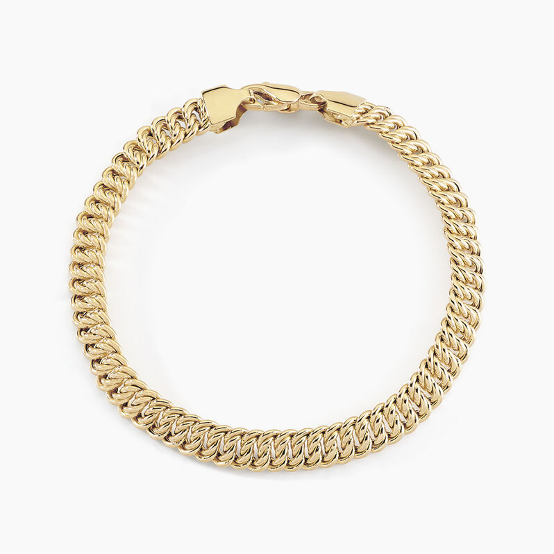Bracelet Maille Or Jaune Jimmy - Spannringe Damen | OROVIVO