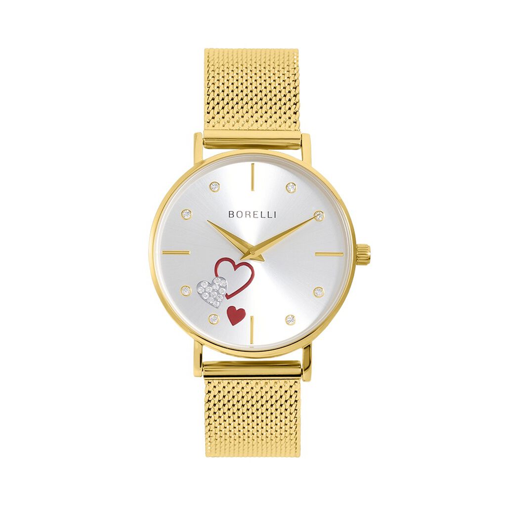 BORELLI Damenuhr Love WBB0191-002 Quarz, Uhr mit Stein