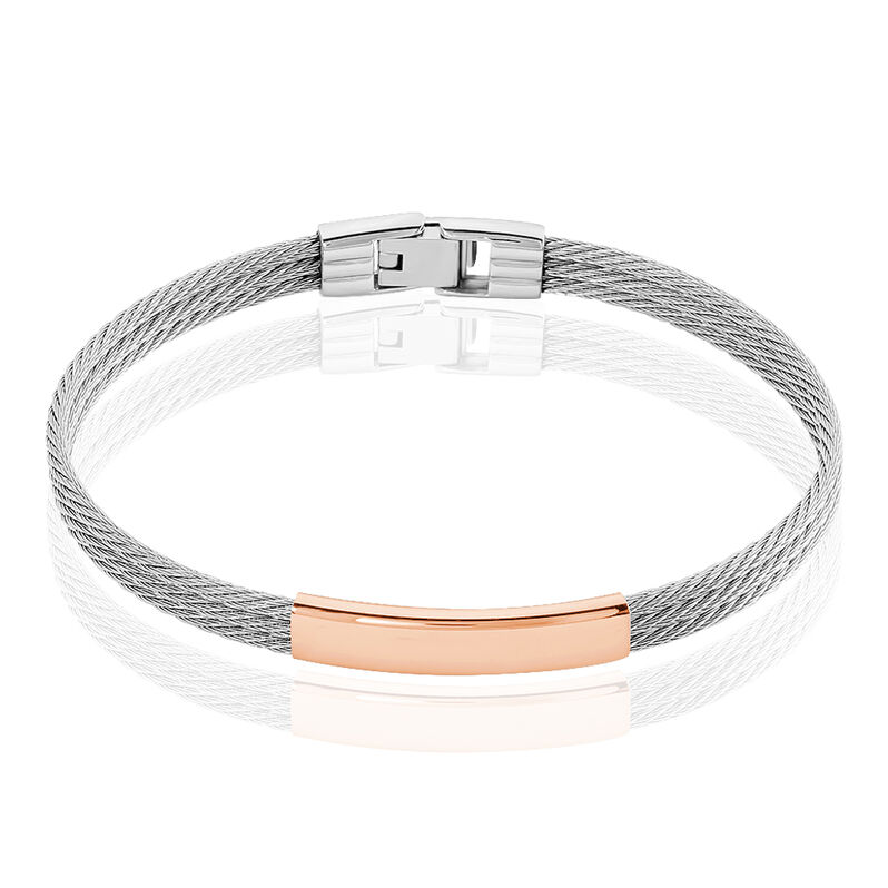 Bracelet Acieret Pvd Rose - Spannringe Herren | OROVIVO