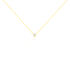 Illusion Damen Collier Gold 375 (9 Karat) Diamant Weiß 0,08 ct