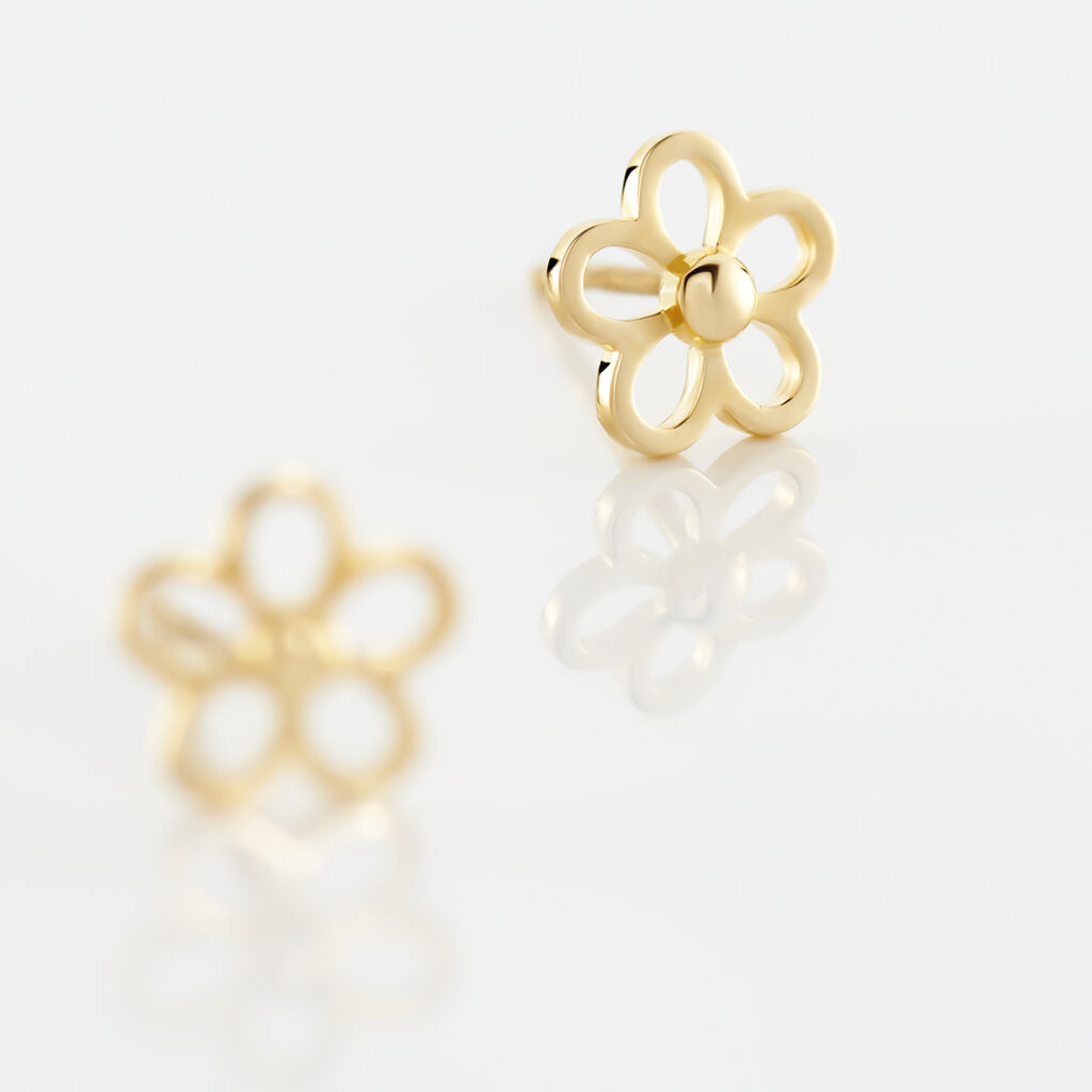 Ohrstecker Gold 375 Blume - Ohrstecker Familie | OROVIVO