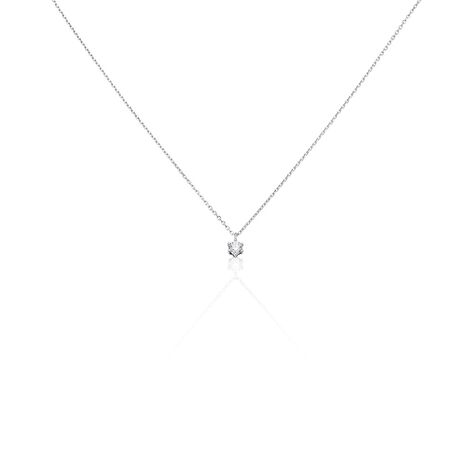 Damen Collier Weißgold 750 Diamant 0,26ct Monopoli - Halsketten Damen | OROVIVO