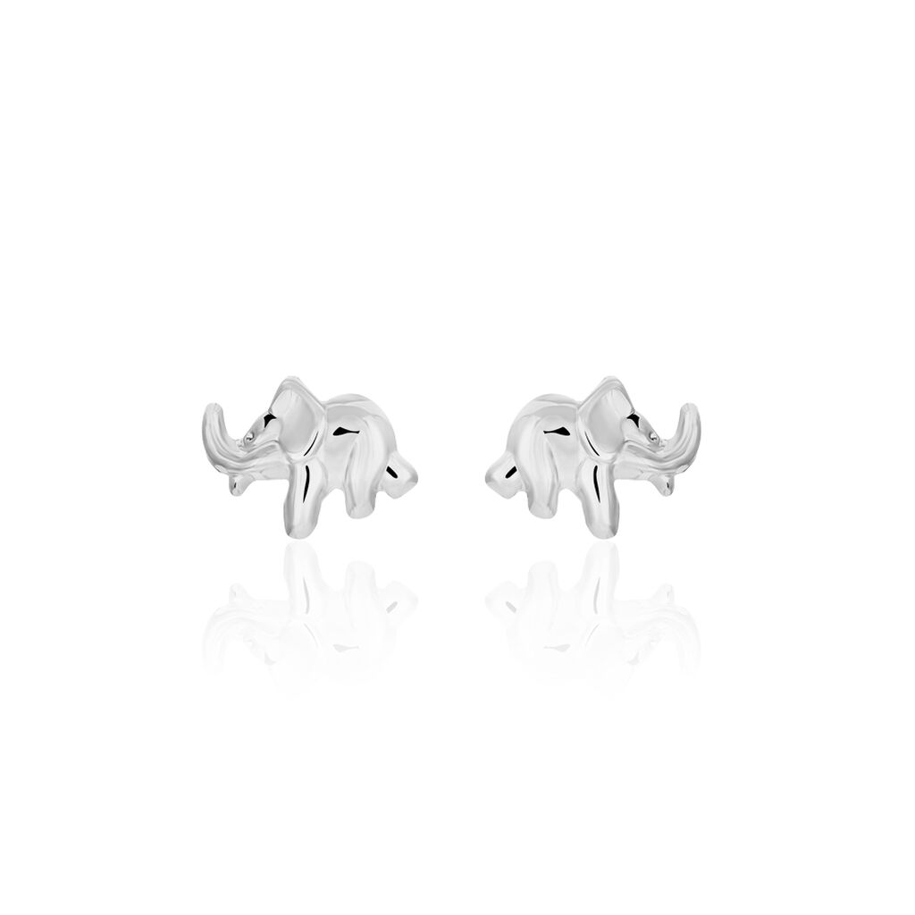 🦚 Kinder Ohrstecker Silber 925 Elefant, Ohrstecker ohne Stein 🦚 Kinder Ohrstecker Silber 925 Elefant, Ohrstecker ohne Stein