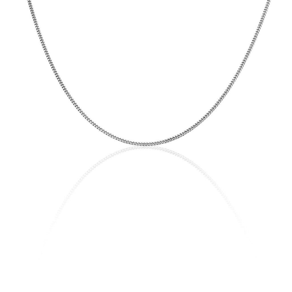 PANZER S Unisex Kette Silber Silber 925 B 2,1 mm