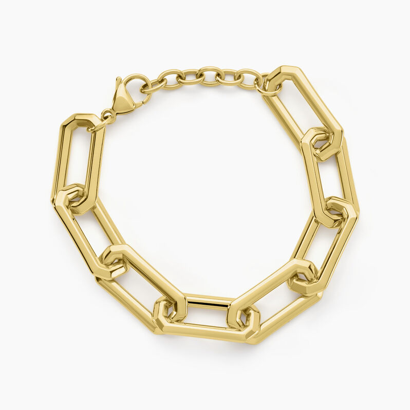 Bracelet Lyre Acier Jaune - Spannringe Damen | OROVIVO
