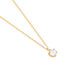 Sonate Damen Collier Gold 585 (14 Karat) Synthetischer Diamant Wei&szlig; 0,52 ct