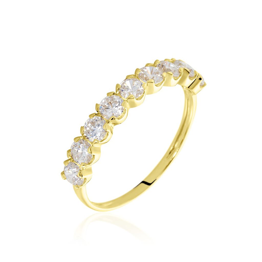 Damenring Gold 375 Zirkonia Ice  - Ringe mit Stein Damen | OROVIVO