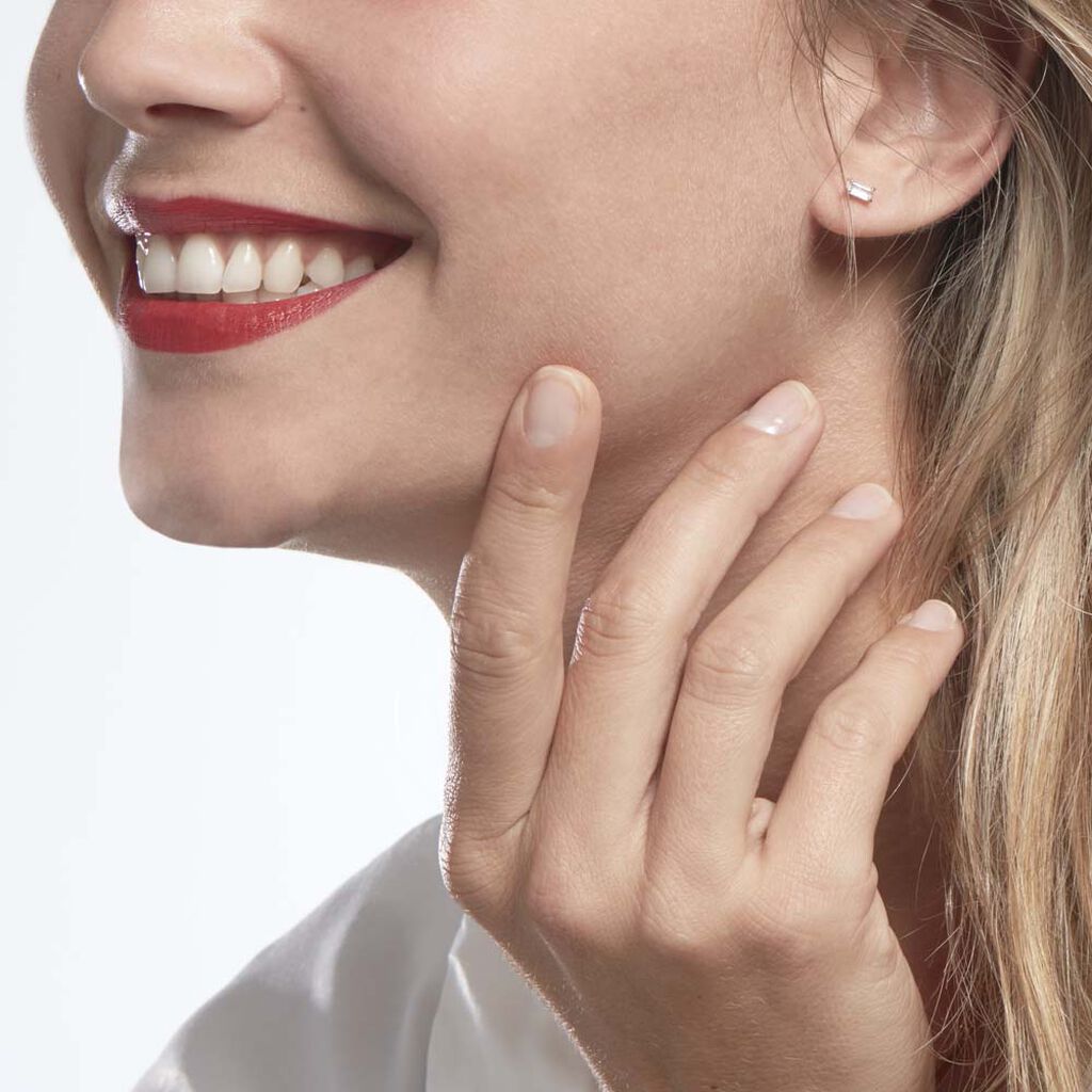 Damen Ohrstecker Gold 375 Zirkonia  - Ohrstecker Damen | OROVIVO