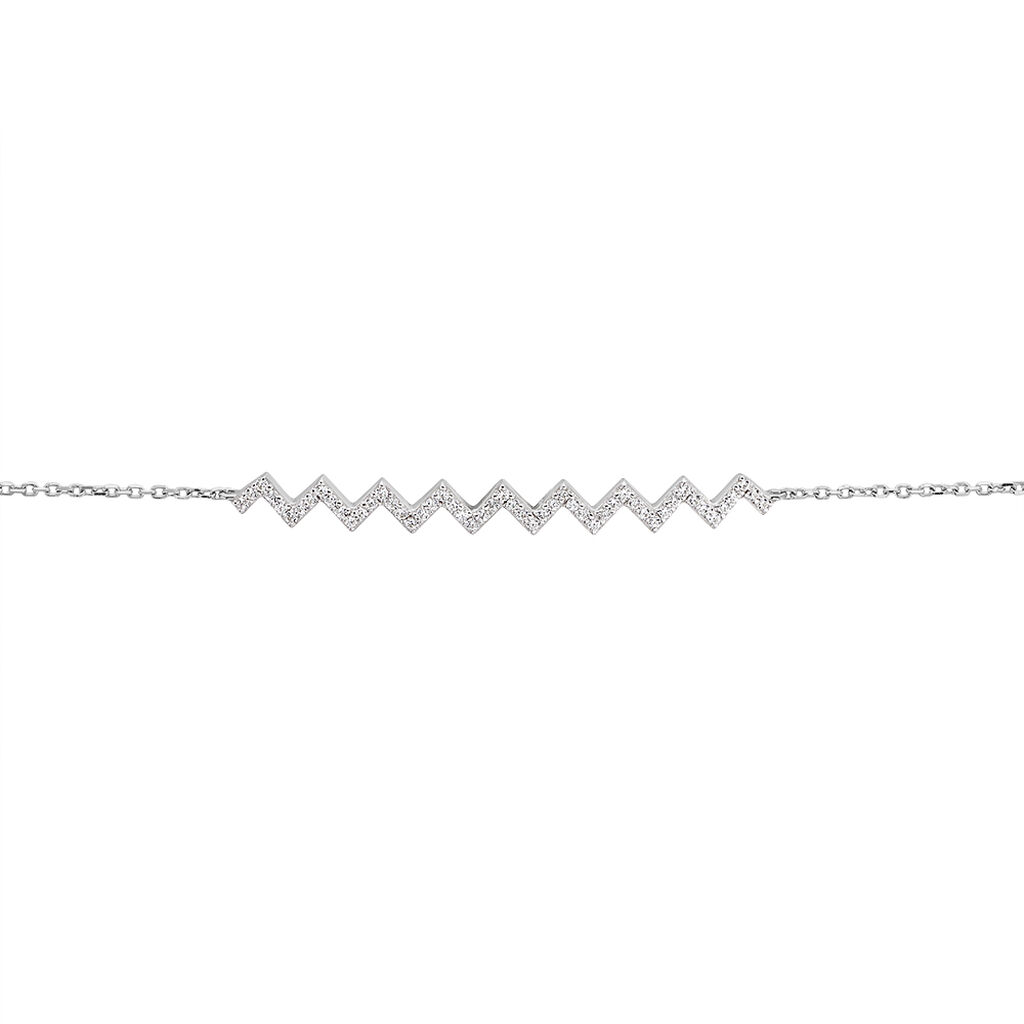 Bracelet Or Weiss Abby-gaelle Oxydes - Spannringe Damen | OROVIVO