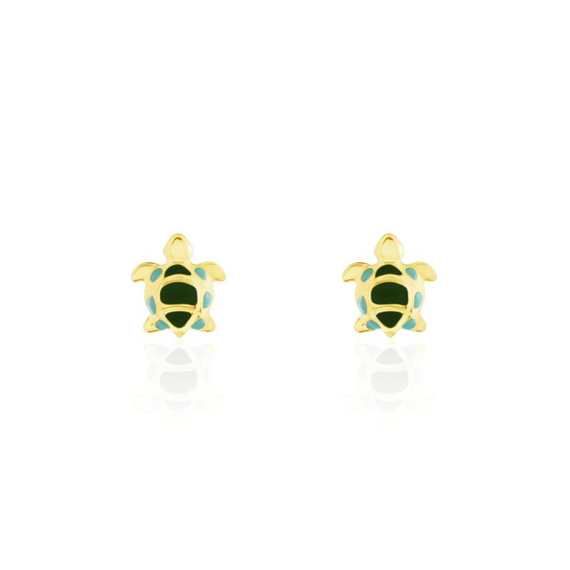 Ohrstecker Gold 375 Schildkröte Vaike - Ohrstecker Kinder | OROVIVO