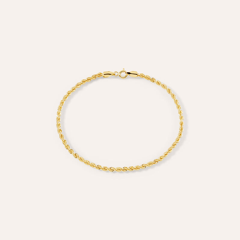 Bracciale Catena Oro Uomo Oro Giallo - Spannringe Herren | OROVIVO