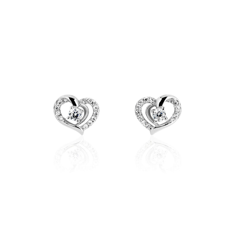 Boucles D'oreilles Aggie Argent Et Oxyde - Spannringe Damen | OROVIVO