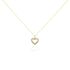 Herz Precious Damen Collier Gold 375 (9 Karat) Diamant Wei&szlig; 0,19 ct Herz B 0,95 mm