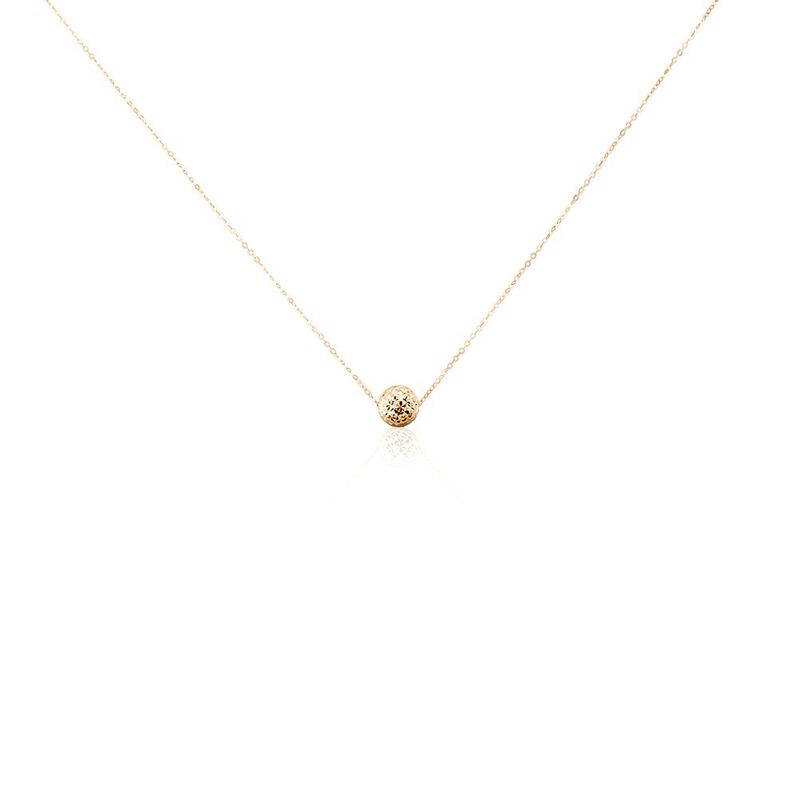LINA Damen Collier Rosegold 375 (9 Karat) Ball B 0,9 mm - Halsketten Damen | OROVIVO