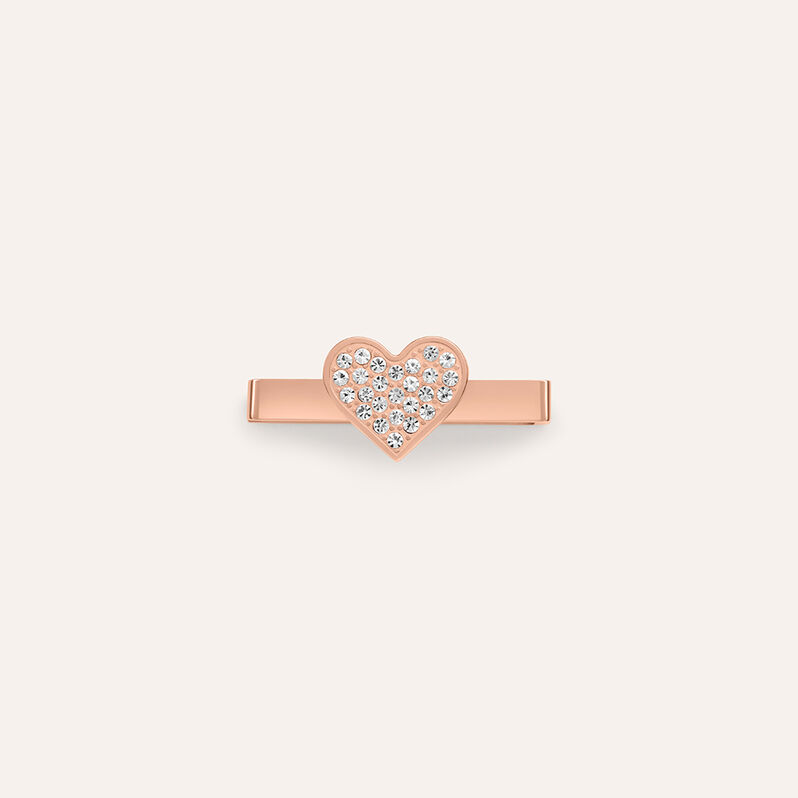Charm in Acciaio con Cristalli Bianchi Compatibile con Stroili Smartwatch Square - Spannringe Damen | OROVIVO