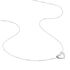 HERZ FAMA Damen Collier Wei&szlig;gold 375 (9 Karat) Diamant Wei&szlig; 0,02 ct Herz