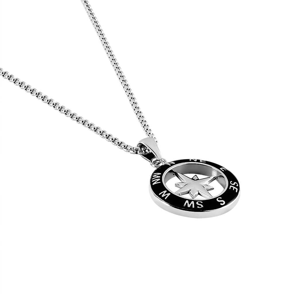 Herren Halskette Edelstahl Windrose - Halsketten Herren | OROVIVO