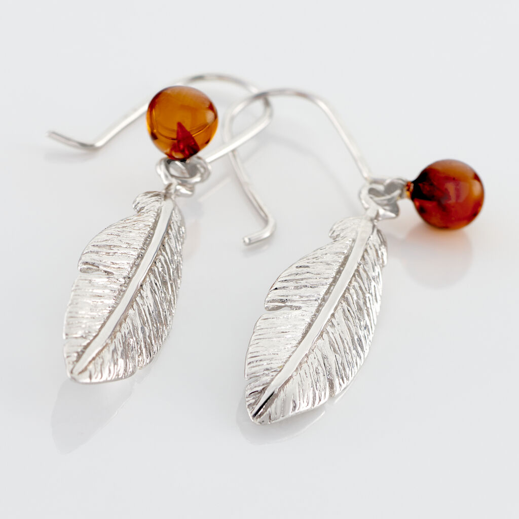 Boucles D'oreilles Argent Adriane Plumes - Spannringe Damen | OROVIVO