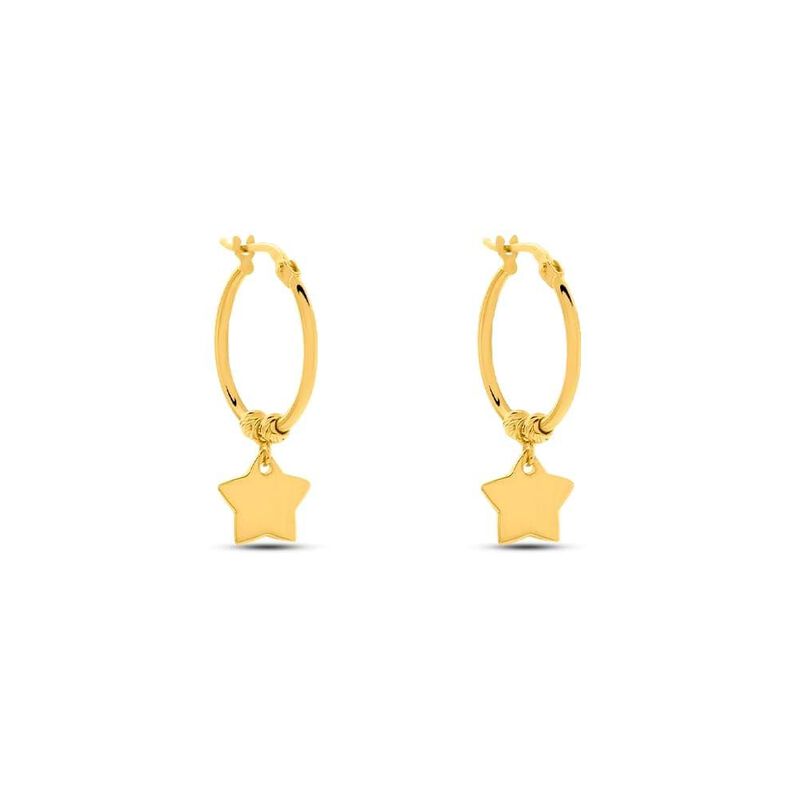 Orecchini A Cerchio Beverly Oro Giallo - Spannringe Damen | OROVIVO