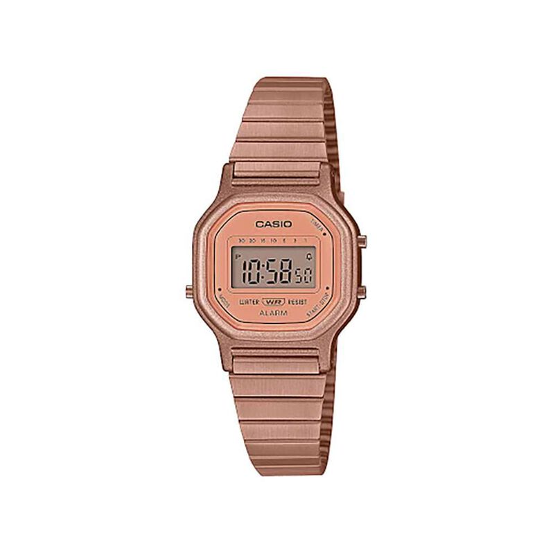 Orologio Digitale Donna Casio Vintage Collection quadrante rose gold LA-11WR-5AEF - Spannringe  | OROVIVO