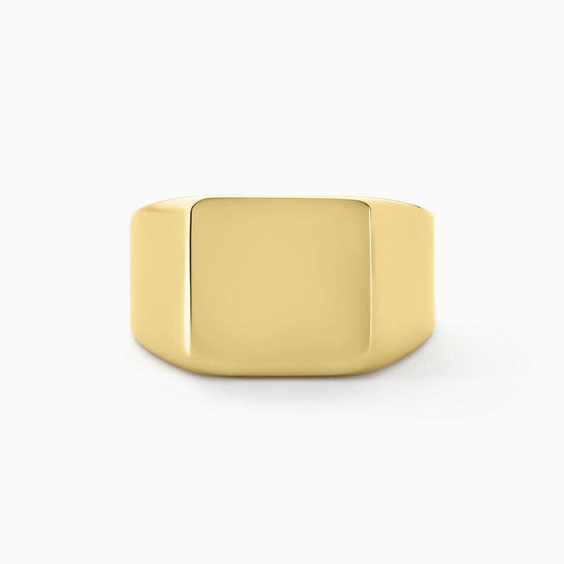 Chevalière Winebald Acier Jaune - Spannringe Herren | OROVIVO