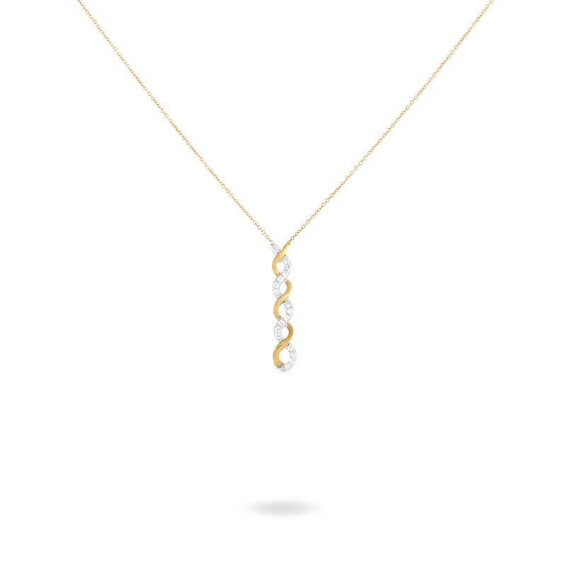 Collier Anina Or Bicolore Oxyde De Zirconium - Spannringe Damen | OROVIVO