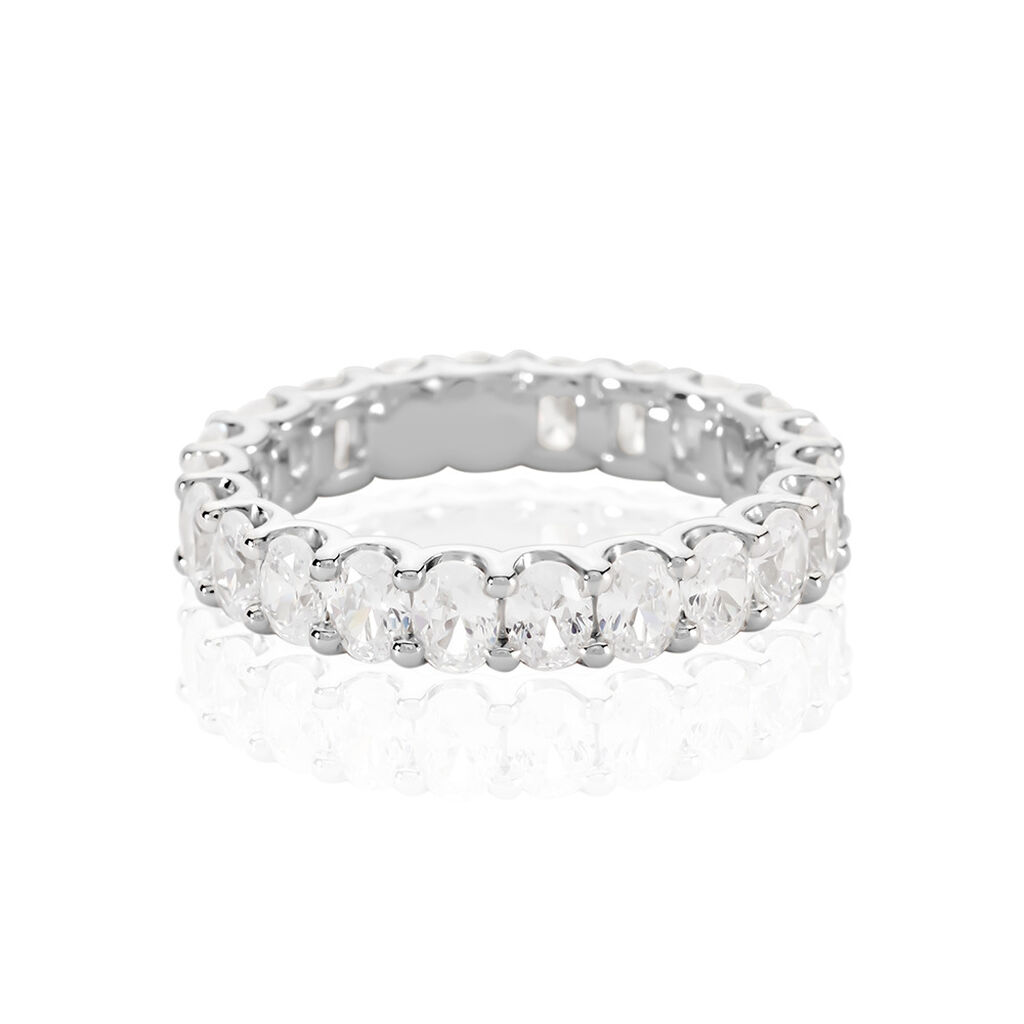 SOPHINA Damen Ring Silber 925 Zirkonia Weiß - Ringe mit Stein Damen | OROVIVO