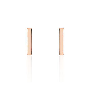 Damen Ohrstecker Silber 925 Rosé Vergoldet Strich - Ohrstecker Damen | OROVIVO